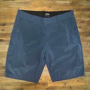 Trunks navy blue multi-functional lightweight mens shorts EUC